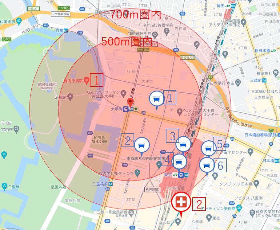 大手町駅周辺の街情報 路線 大手町駅最寄りのスーパーマーケット 病院一覧 リノベのおうち