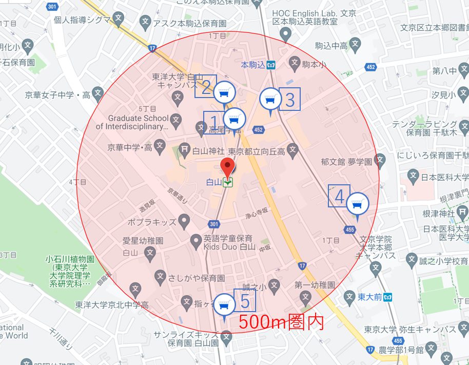 白山駅周辺の街情報 白山駅は何線 最寄りのスーパーマーケット 病院一覧 The 億ション