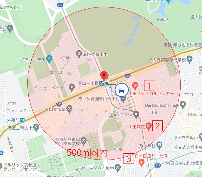 青山一丁目駅周辺の街情報 青山一丁目駅は何線 最寄りのスーパーマーケット 病院一覧 リノベのおうち